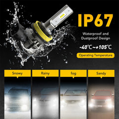 Canbus LED Fog Lights Bulbs Foglights H11 H16 H8 White for Audi BMW Mercedez EXC 6B93BC-57