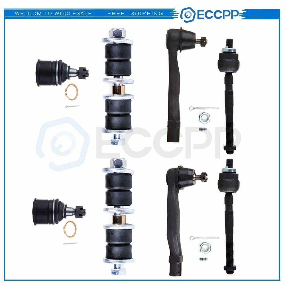 Fits 92-95 Honda Civic Acura Integra 8PCS  Ball Joint Tie Rod End Sway Bar Link 6B93BC-57