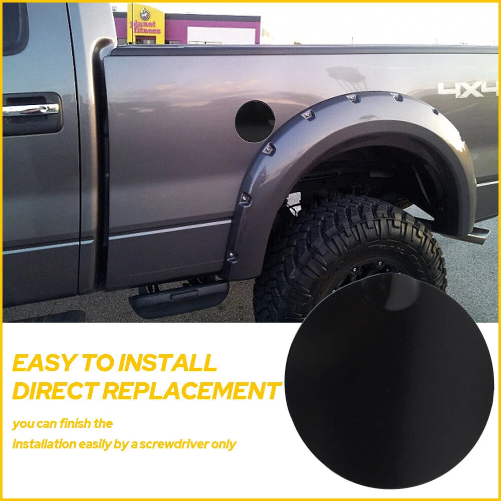 Fuel Gas Tank Filler Door Lid Cap for 2009-2014 F-150 Ford F150 9L3Z-99405A26-AA 6B93BC-57