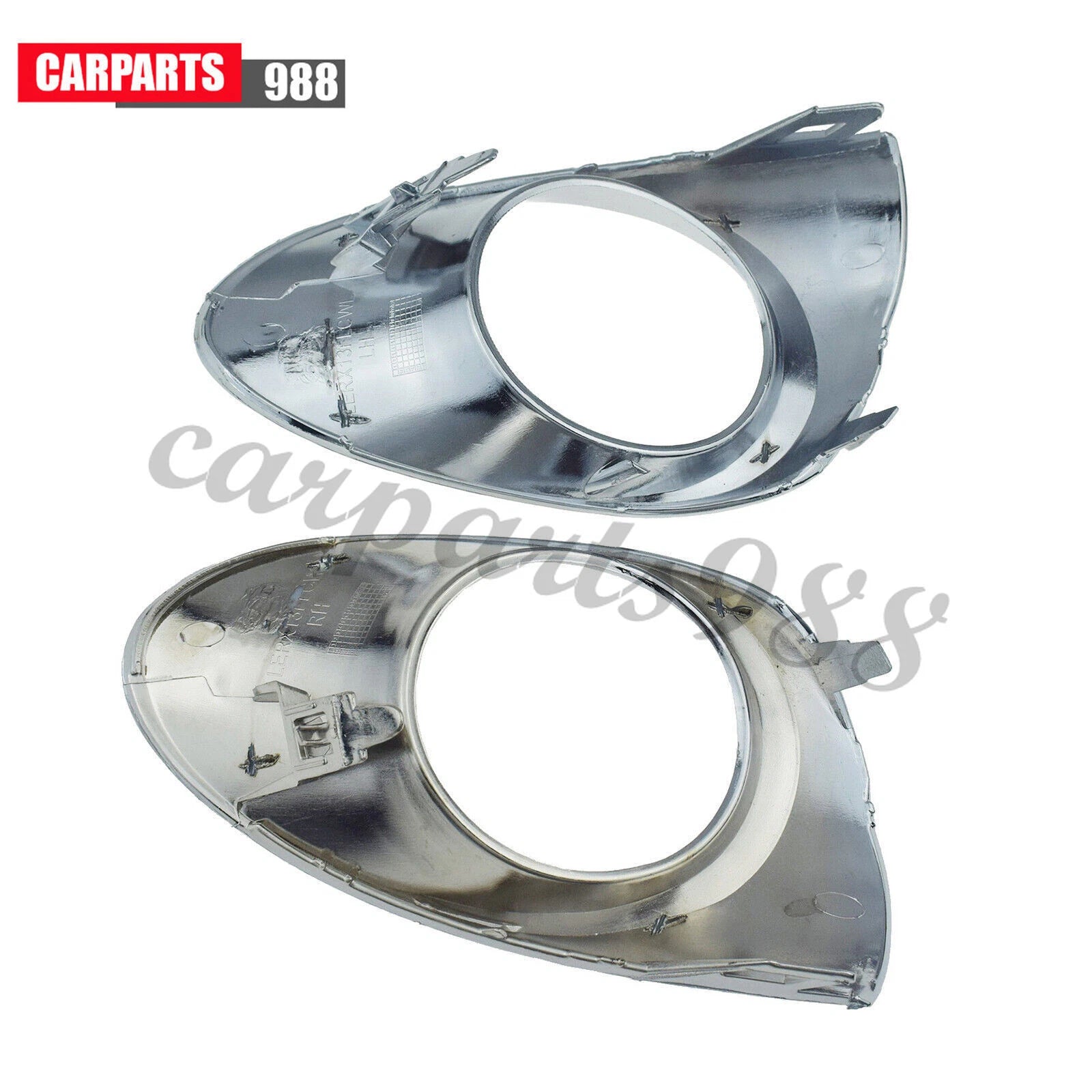 Pair Fog Light Trim Chrome For 2013-15 Lexus RX350 RX450h 814810E110 814820E110 6B93BC-57