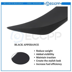 Trunk Spoiler Wing Fits 2013-2019 Cadillac ATS Sedan Black