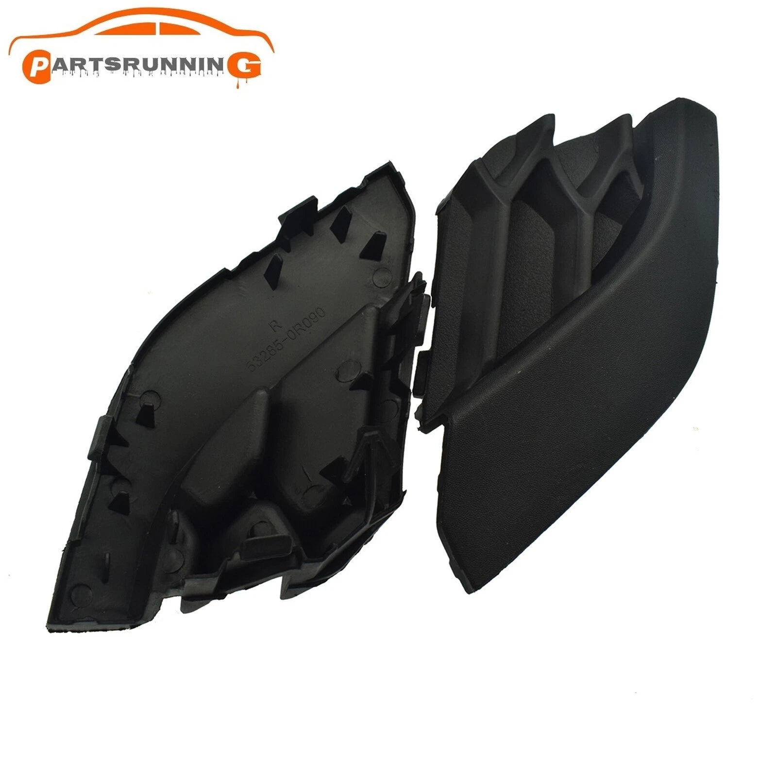 Front Left & Right Side Tow Hook Eye Covers Pair For Toyota RAV4 2016 2017 2018 6B93BC-57