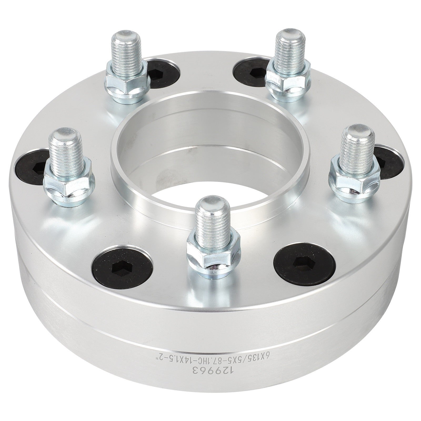 2 Pcs 2" 6x135 to 5x5 Hub Centric Wheel Adapters For Ford 6 Lug Convert to 5 Lug 6B93BC-57