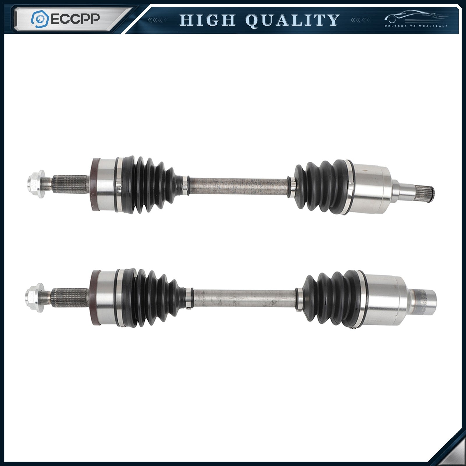 For Chrysler 300 Charger 2012-23 Challenger 3.6L 2018-23 Front AWD 2pcs CV Axles 6B93BC-57