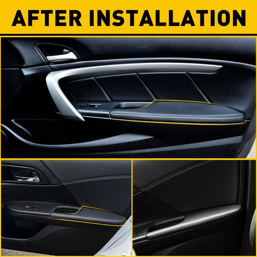 Pair For 2008-2012 Honda Accord Coupe Left+Right Side Door Armrest Panel 2PCS EA 6B93BC-57