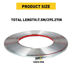 10mm Chrome Trim Molding Decoration Strip Accessories Door Car Side Protector EA 6B93BC-57