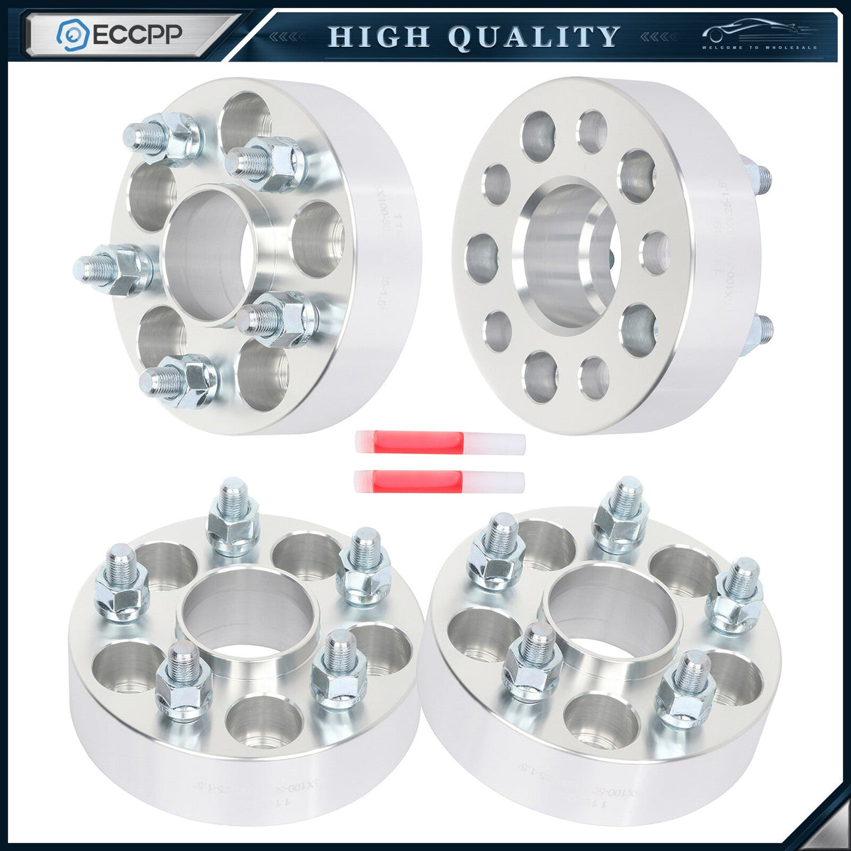 4 Pcs 1.5" 5x100 Hub Centric Wheel Spacers For Subaru Impreza Outback Forester 6B93BC-57