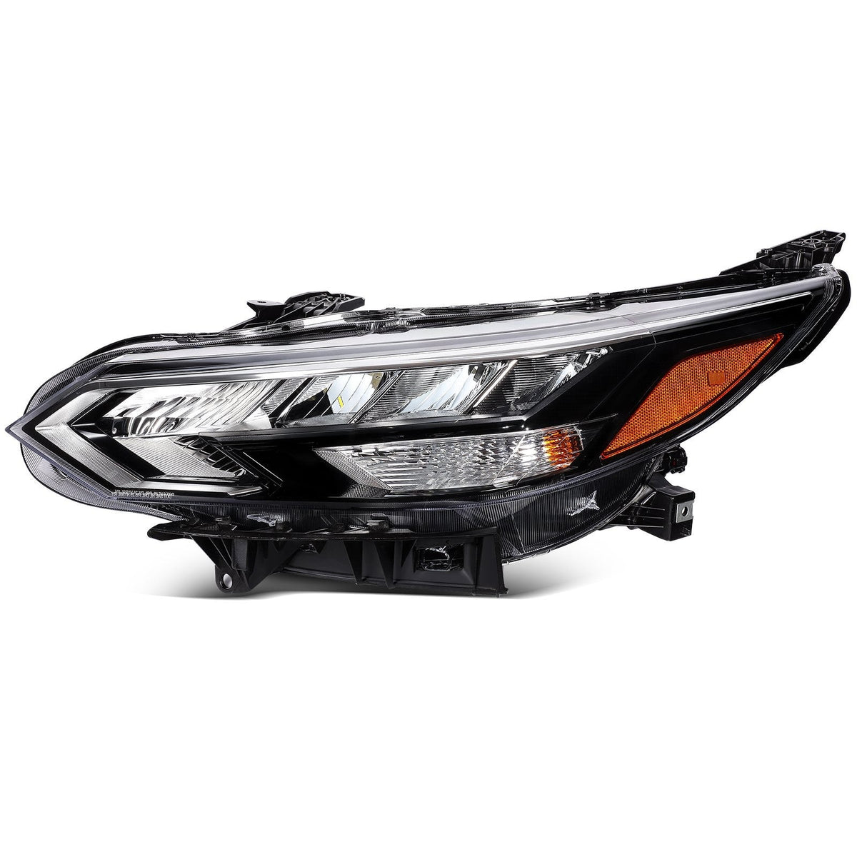 ECCPP Headlight Assembly For Nissan For Sentra 2.0L 2024-2025 Left Side Black 6B93BC-57