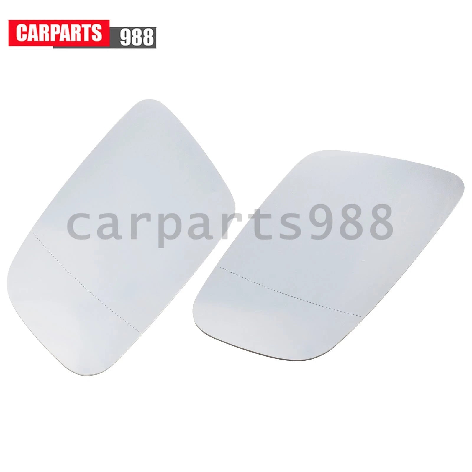2Pcs Left Right Side Heated Mirror Glass For AUDI A3 A4 Avant A6 A8 8E0857536D 6B93BC-57