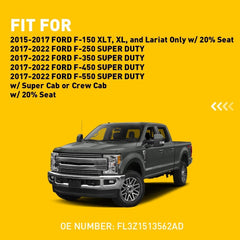 Front Seat Dual Cup Holder Rubber Insert FIT FOR 2015-2017 Ford F-150 BLACK EOA 6B93BC-57