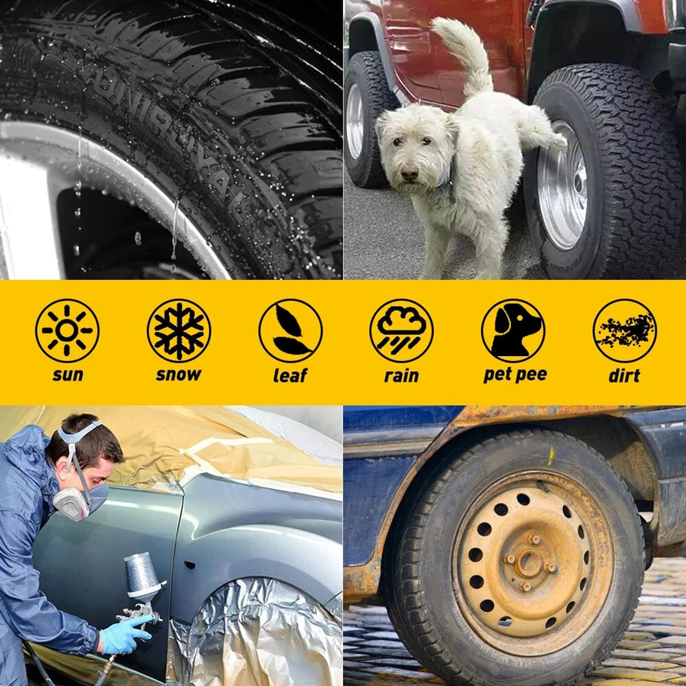 30" 31" 32" Wheel Tire Covers For RV Trailer Camper Car Truck Motorhome SUV 4Pcs 6B93BC-57