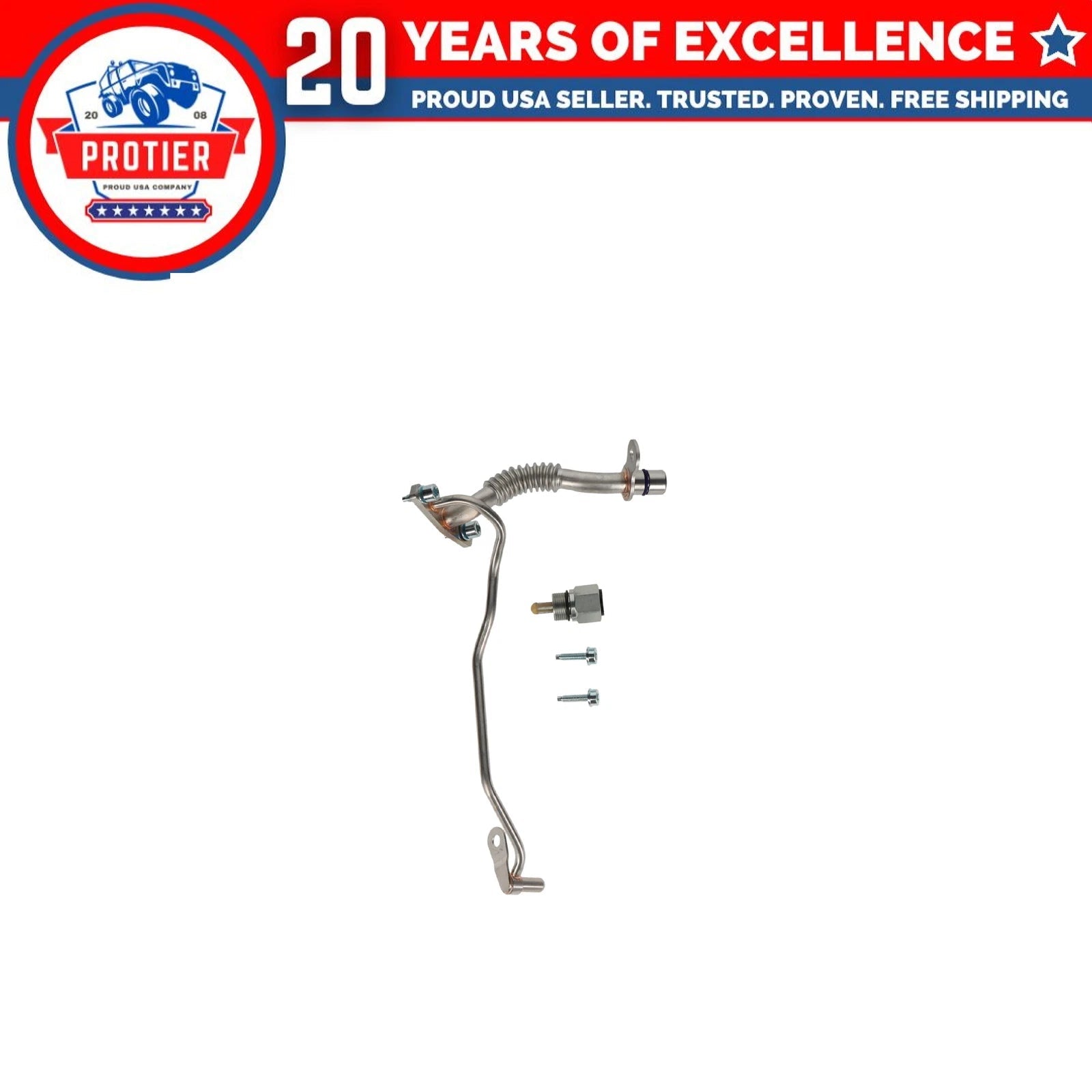 Left Turbocharger Oil Supply Line Fits Ford F-150 Expedition Navigator 15-17 V6 6B93BC-57