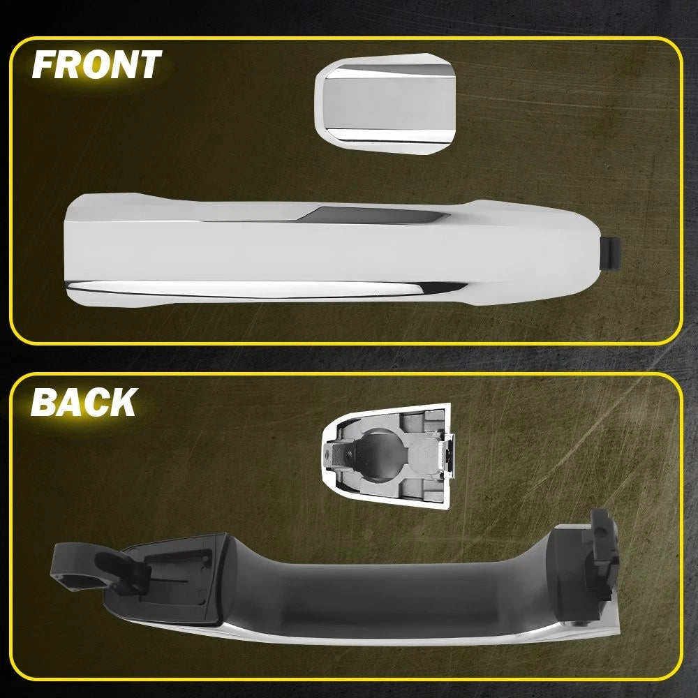 Exterior Door Handle Front Passenger Chrome For Chevrolet Silverado 1500 14-19 A 6B93BC-57
