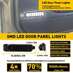 4PCS LED Door Courtesy Light For Chevy Silverado Suburban Tahoe GMC Sierra EOA 6B93BC-57