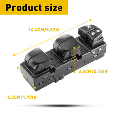 For 2013-2018 Nissan Rogue Power Window Master Control Switch Left Driver Side A 6B93BC-57