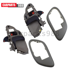 Front Rear LH RH Interior Door Handle Gray For Chevy GMC C1500 C2500 K1500 K2500 6B93BC-57