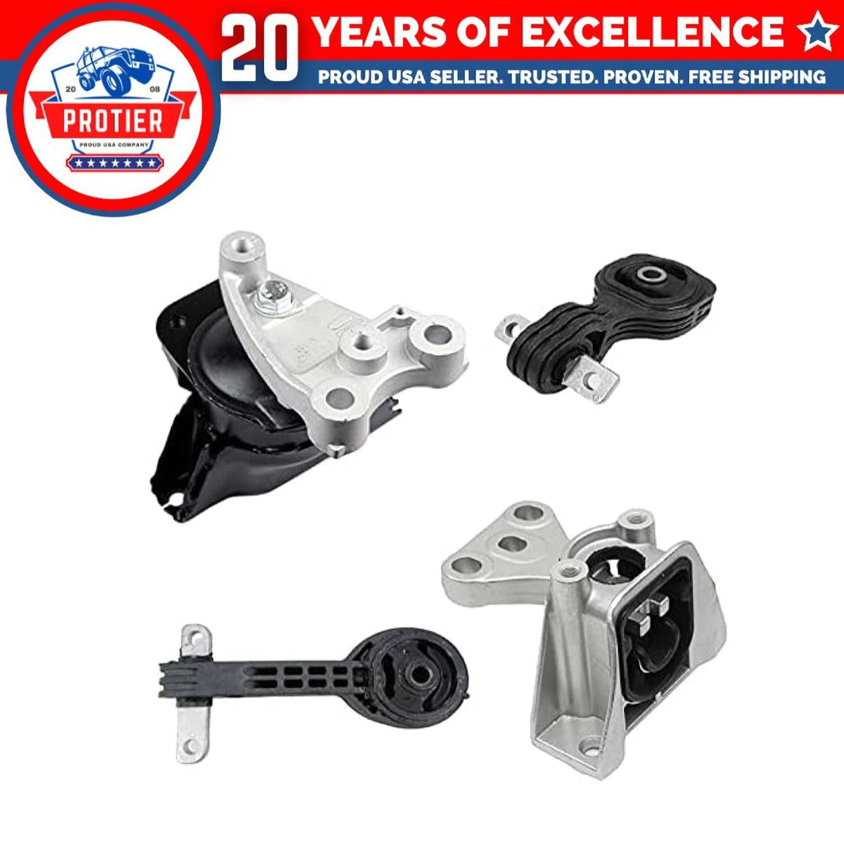 Fits 2006-2011 Honda Civic 1.8L Sedan AUTO Engine Motor&Transmission Mount Set 6B93BC-57