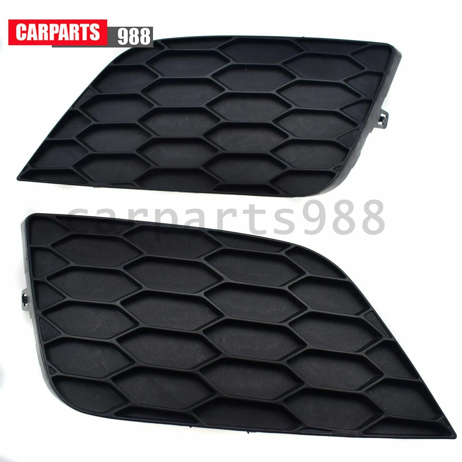 2Pcs Left Right Front Bumper Insert Fog Light Cover For Nissan Sentra 2016-2019 6B93BC-57