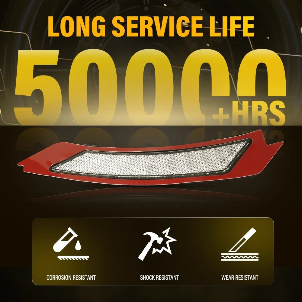 2X Front Bumper Side Marker Light For BMW 3 Series E90 Sedan E91 Wagon 2009-11 A 6B93BC-57