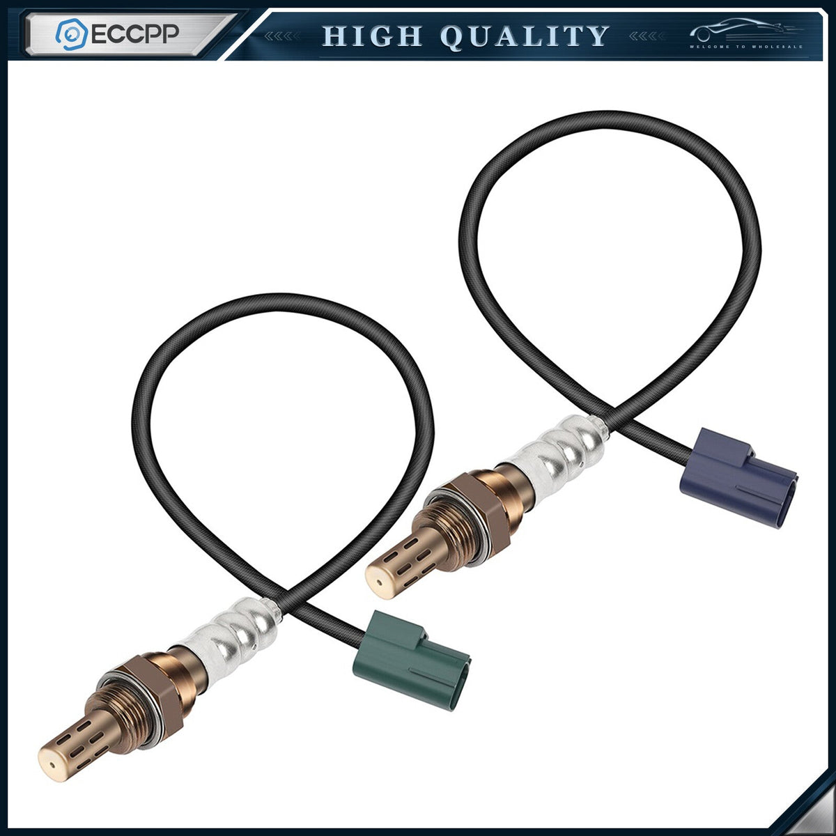 2pcs Upstream & Downstream 02 O2 Oxygen Sensor for 2002-2003 Nissan Sentra 2.5L 6B93BC-57