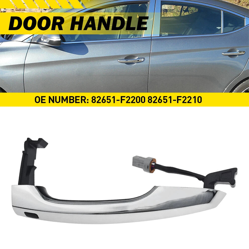Front Left Outside Door Handle for 2017-20 Hyundai Elantra Sedan w/ Smart Key EA 6B93BC-57
