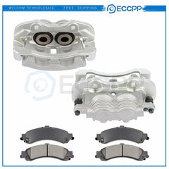 Rear Brake Calipers Brake Pads Set 6Pcs  Kit For 2002-2006 Cadillac Escalade 6B93BC-57