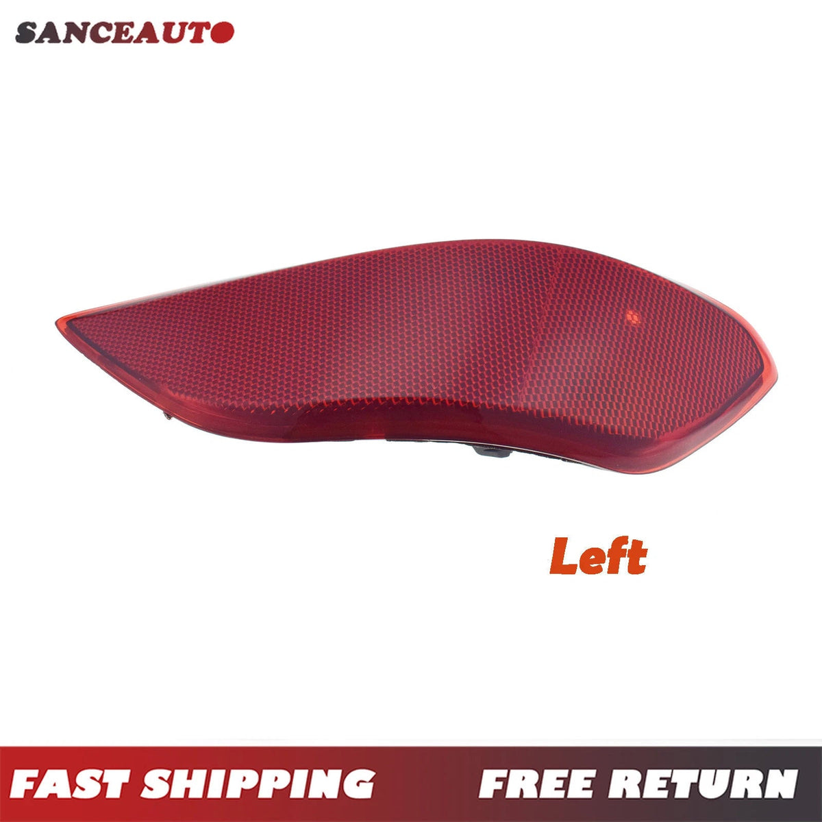 Rear Left Bumper Trim Reflector Red For Porsche Cayenne 2011-2014 95863110500 6B93BC-57