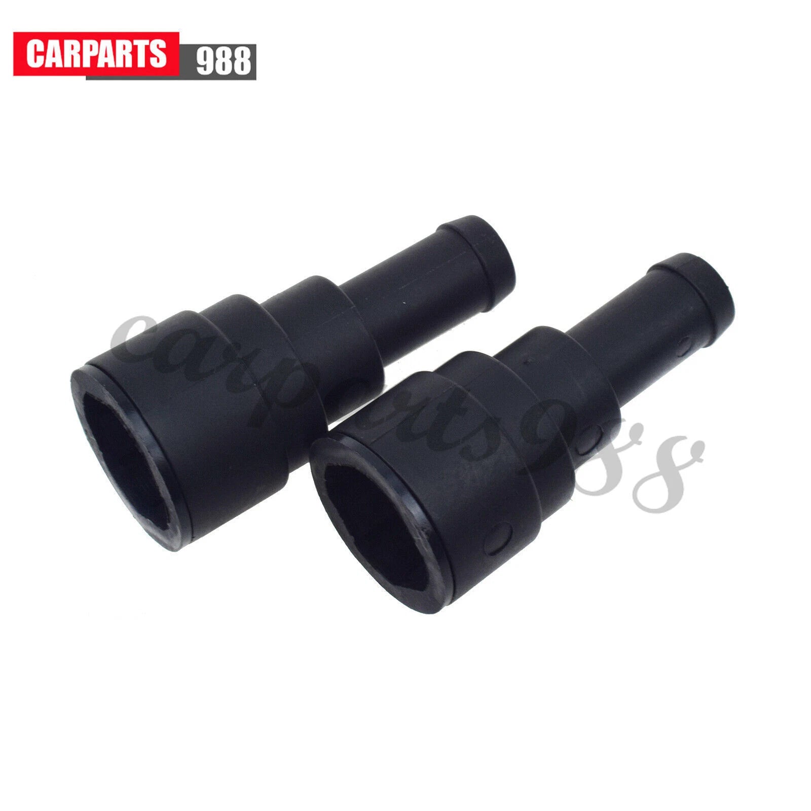 2x Heater Core Coolant Hose Connector For Chevy GMC Tahoe Yukon Sierra 1500 2500 6B93BC-57