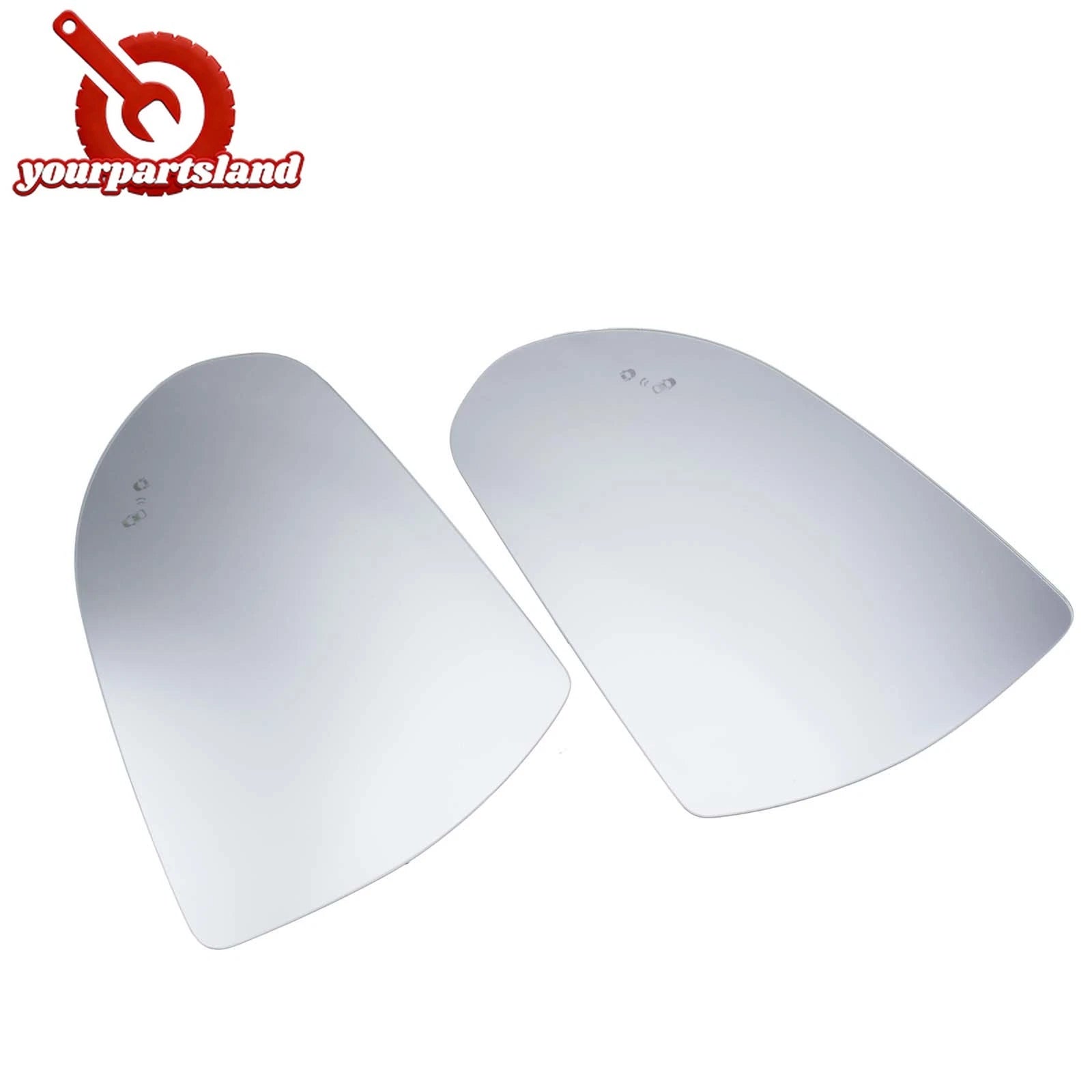 Pair Heated Rearview Mirror Glass W/ Blind Spot For Hyundai Elantra AD 2016-2020 6B93BC-57