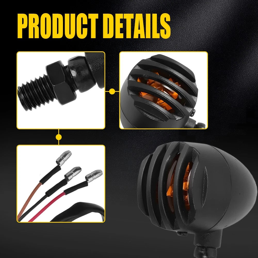 4pcs Turn Signals Lights For Honda Shadow VT ACE Aero Spirit VLX 600 750 1100 EA 6B93BC-57