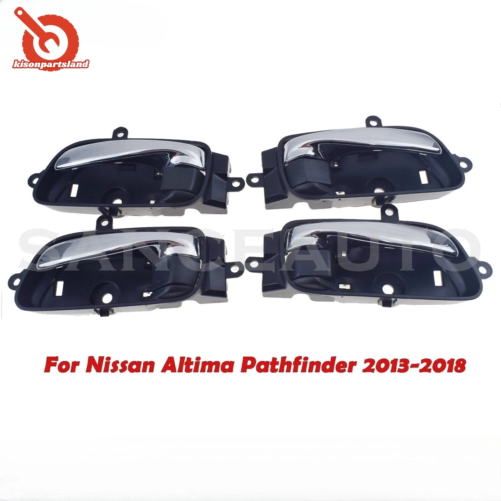 4PCS Left Right Inside Door Handles for Nissan Altima Pathfinder Titan 2013-2017 6B93BC-57