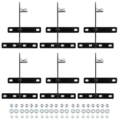 6" Nerf Bar Side Step Black Running Boards For 2019-2023 Dodge Ram 1500 Quad Cab