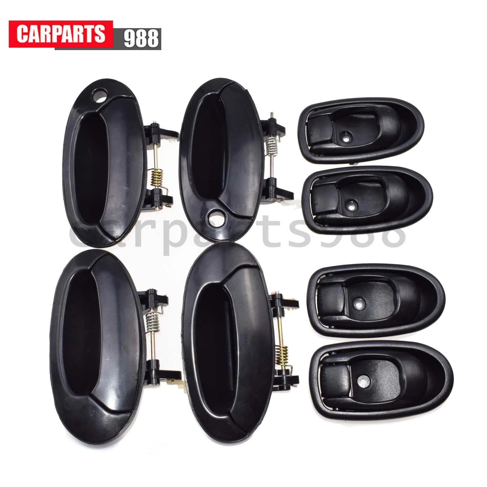 8Pcs Outside & Inside Door Handle Front Rear LH RH For Hyundai Elantra 1996-2000 6B93BC-57