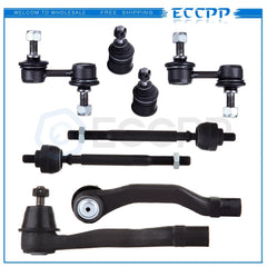 8pcs Ball Joints Sway Bars Tie Rod Ends Kit For 1997-1999 2000 2001 Honda CR-V KOEEP