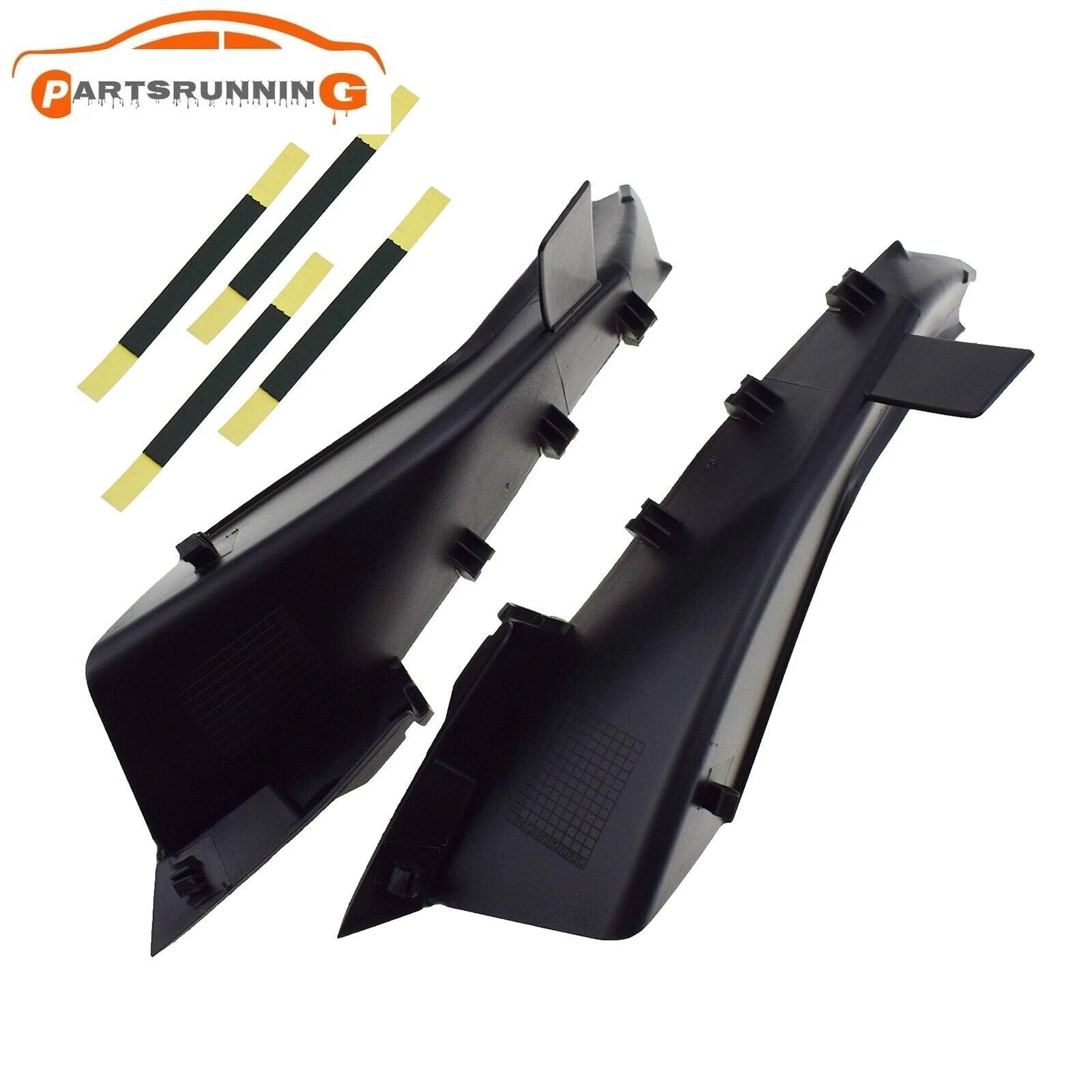 LH & RH Windshield Wiper Cowl Deflector Trim Cover For Renault Koleos HY 2007-16 6B93BC-57