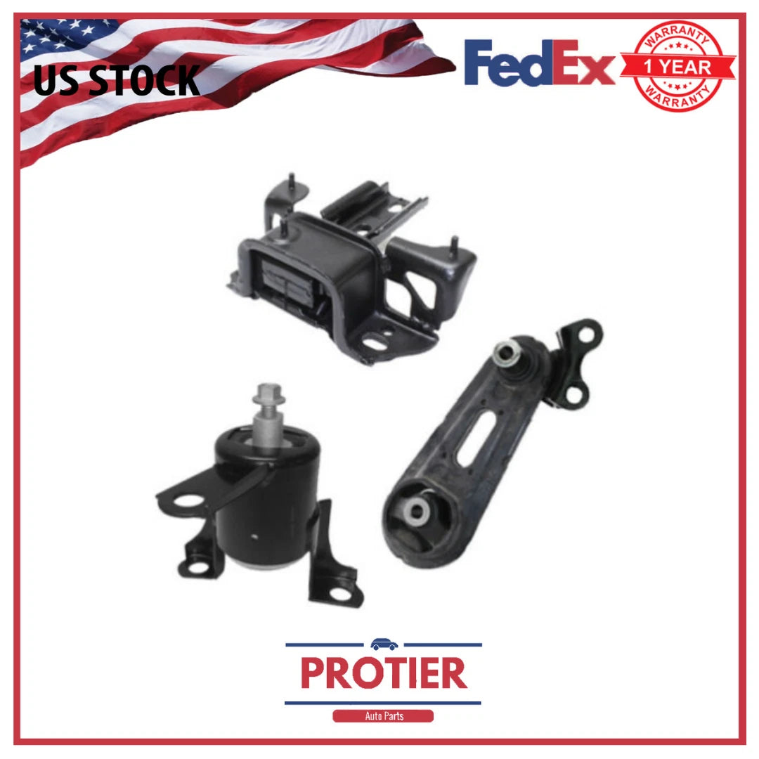 Motor & Torque Strut /Trans Mount 2PCS Set Fit 2011-2014 Mazda 2 1.5L for Auto 6B93BC-57