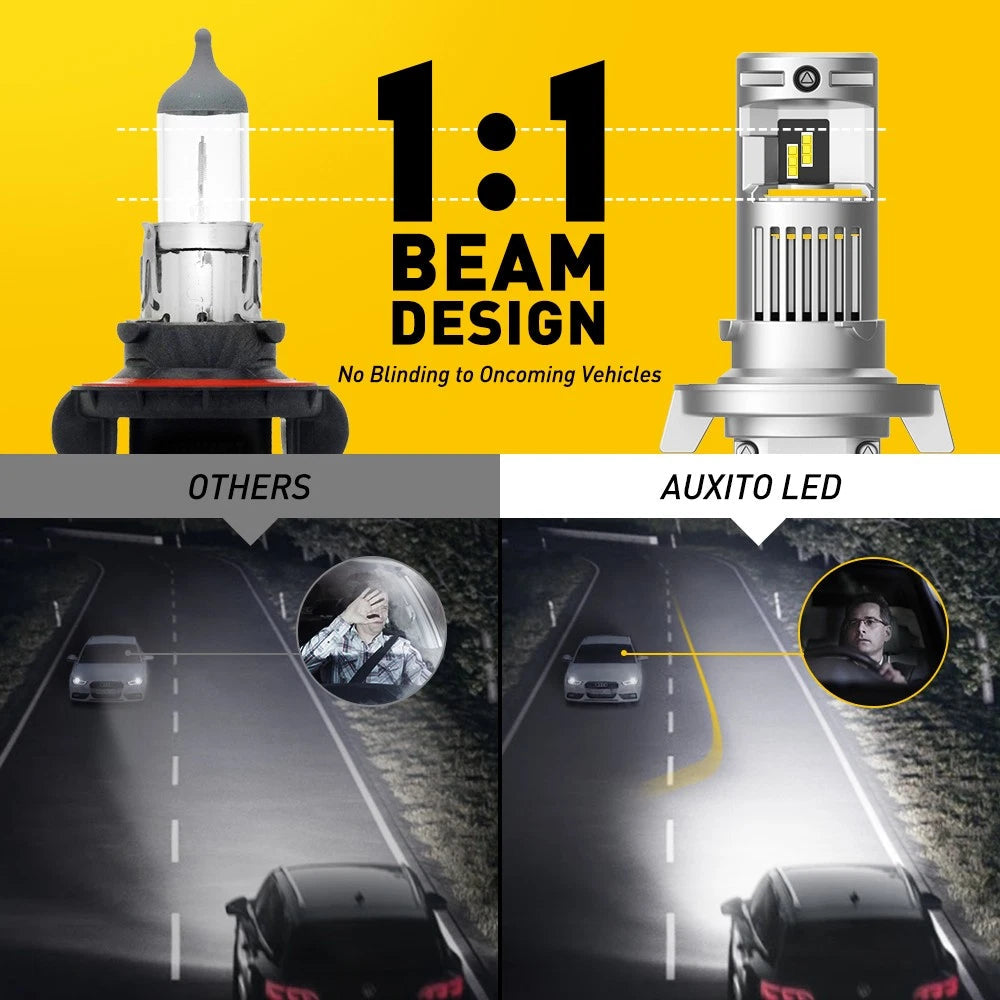 AUXITO H13 LED HEADLIGHT FOR FORD F-250 F-350 SUPER DUTY 2005-2022 HIGH LOW BEAM AUXITO