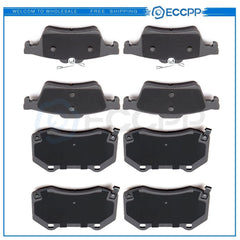 Front And Rear Ceramic Pads Kit For 2008 2009 2010 Chevrolet Cobalt 6B93BC-57
