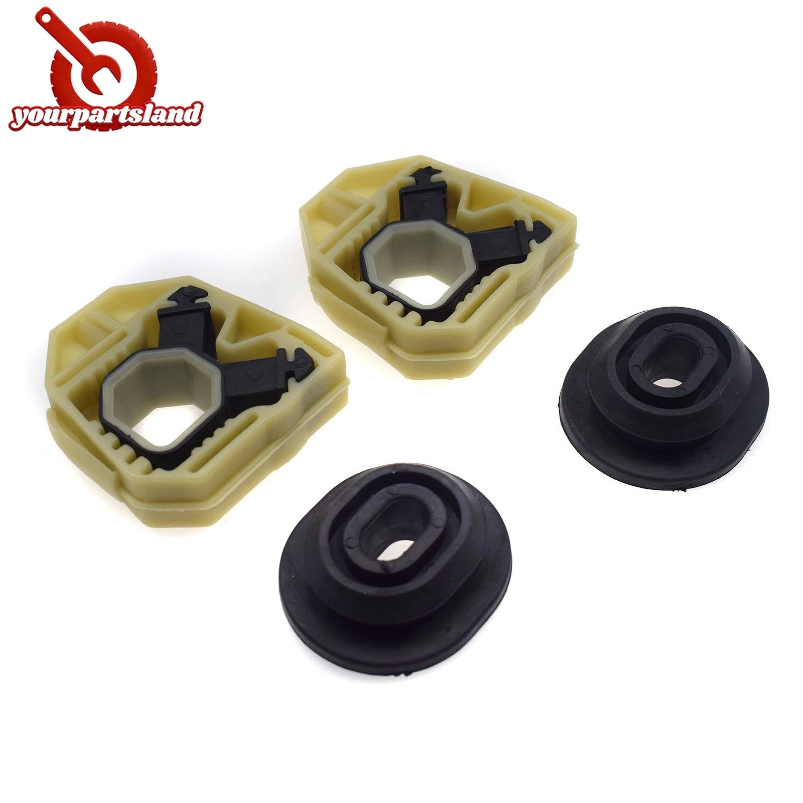 Cooling Radiator Water Tank Mount Upper Lower 4PC For VW Rabbti Jetta Golf 5 MK5 6B93BC-57