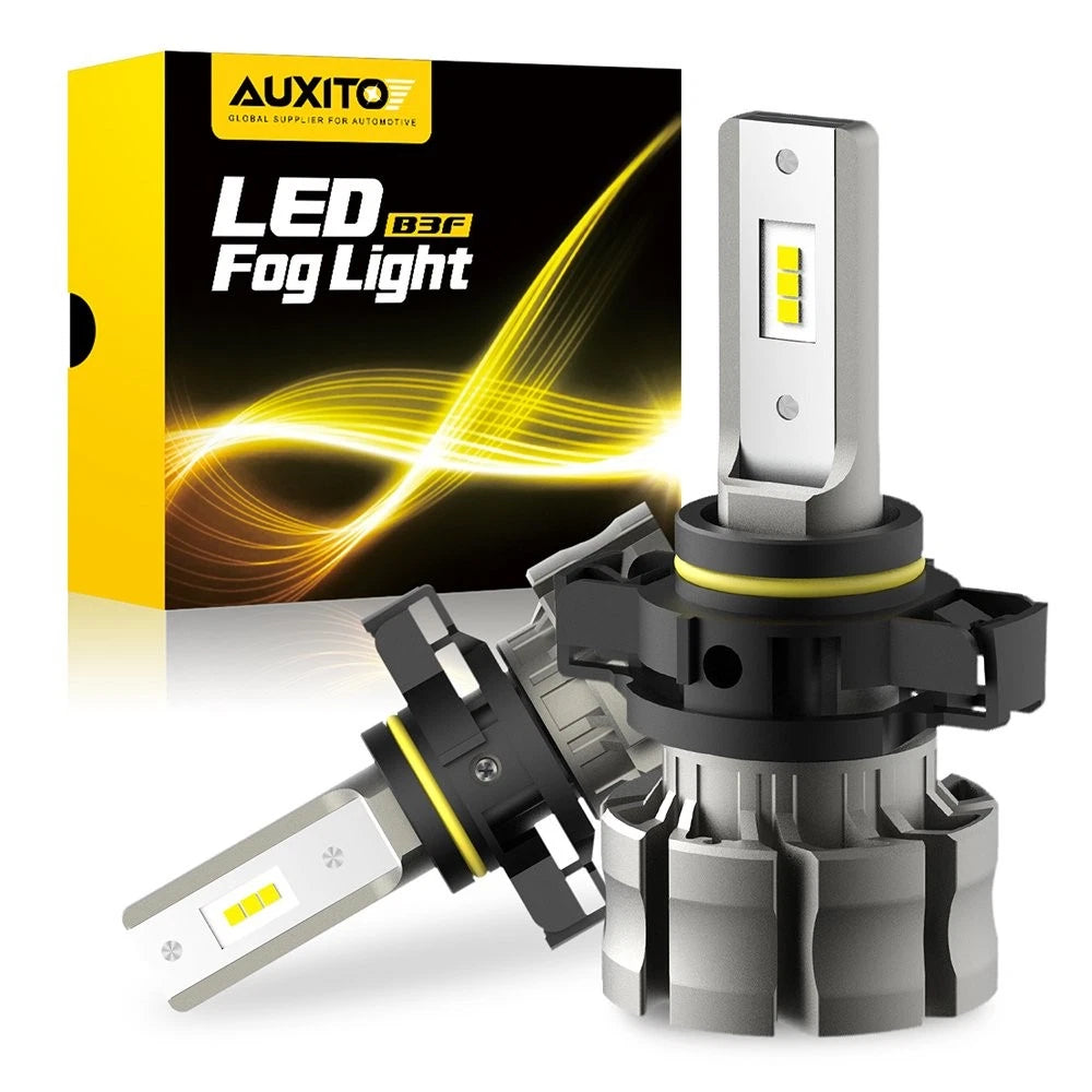 AUXITO 5202 Fog Light 6500K White High Power LED Driving Bulb DRL CANBUS B3F EOA AUXITO