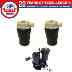 Rear Air Suspension Spring & Air Compressor Set Fit Expedition/ Navigator 2WD 6B93BC-57