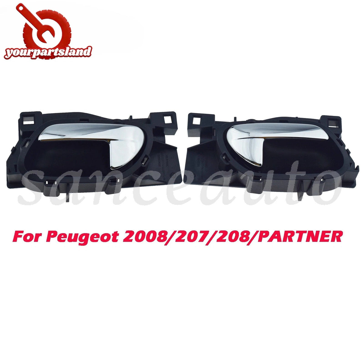 9143L9 9143Q1 Inside Door Handle Left Right For Peugeot 207 208 2008 Citroen C3 6B93BC-57