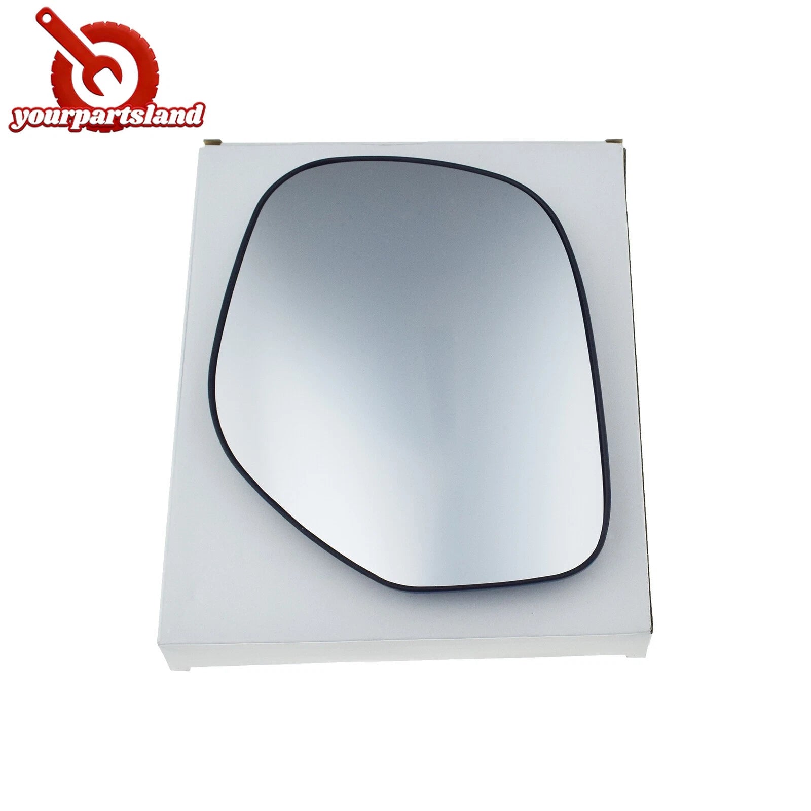 Heated Mirror Glass w/ Backing Plate for Mitsubishi Outlander 10-13 Driver Left 6B93BC-57