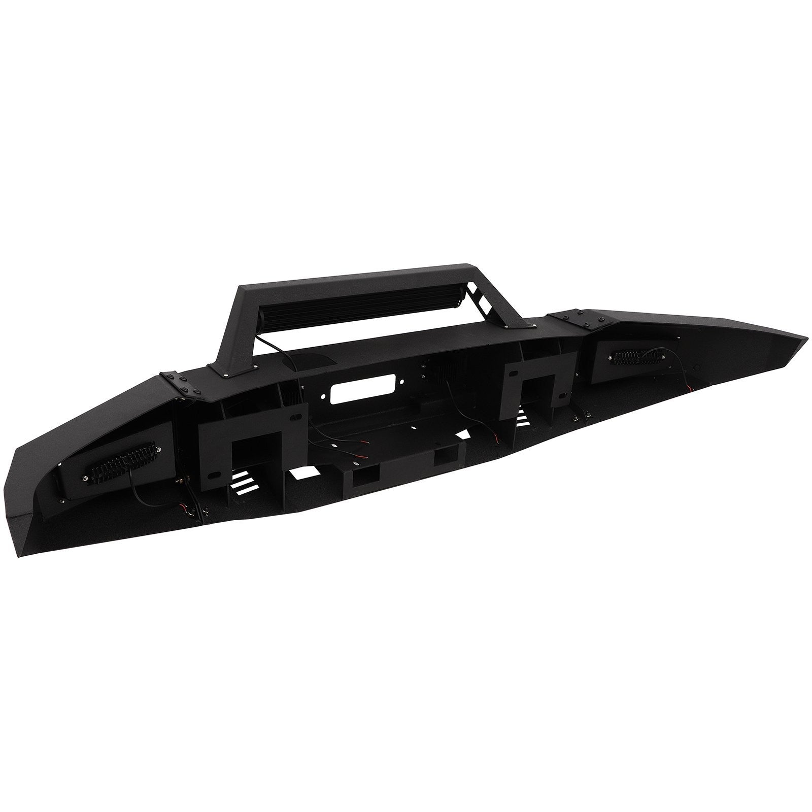 ECCPP Front Bumper w/ Winch Plate & LED Lights D-ring For 2018-2020 Ford F-150 KOEEP