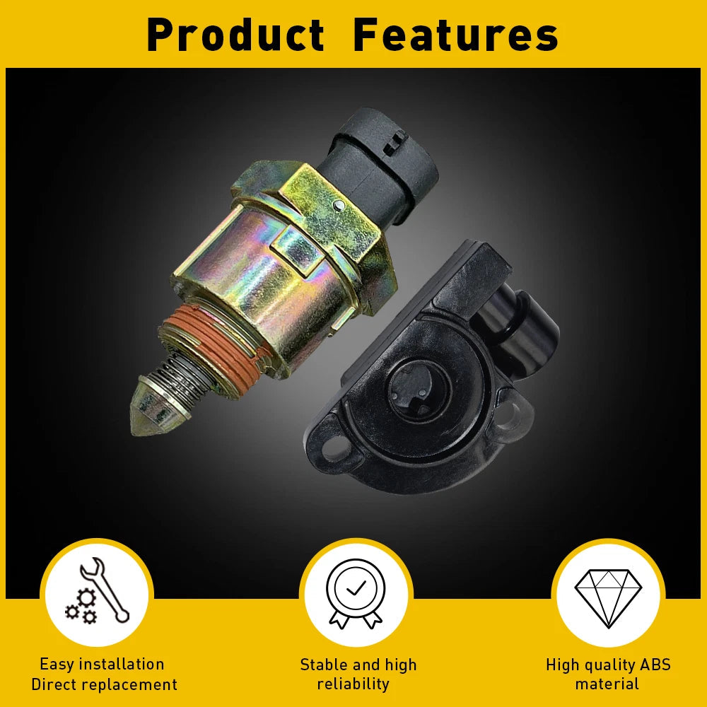 Idle Control Valve & Throttle Position Sensor Fit 1991-1995 Chevrolet C1500 A US 6B93BC-57