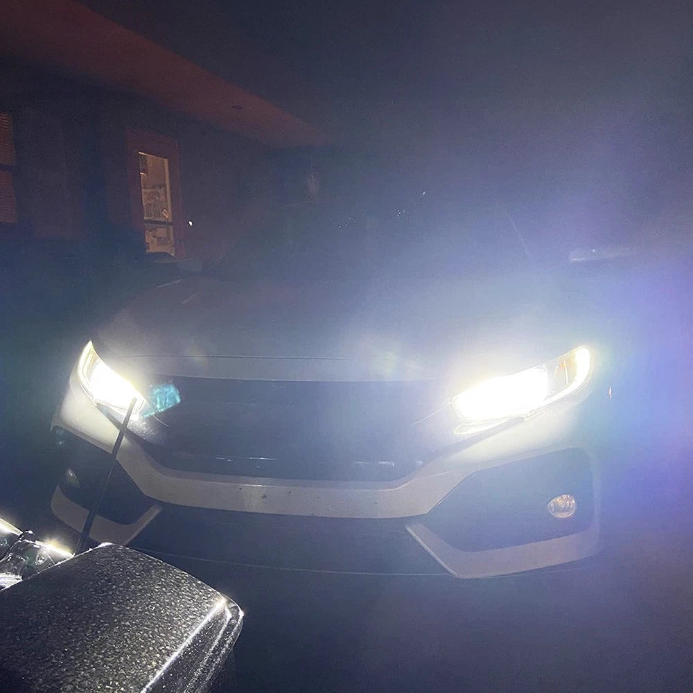 H11 H9 LED Headlight Conversion Kit High/Low Bulb Super Bright 6500K White EOA 6B93BC-57