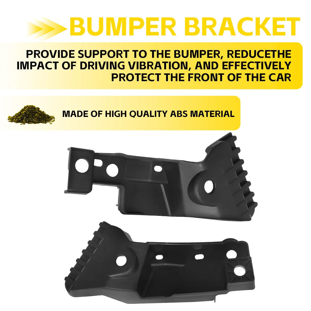 Pair For Honda HR-V 2016 2017 2018 Front Bumper Retainer Support Bracket Set EOA 6B93BC-57