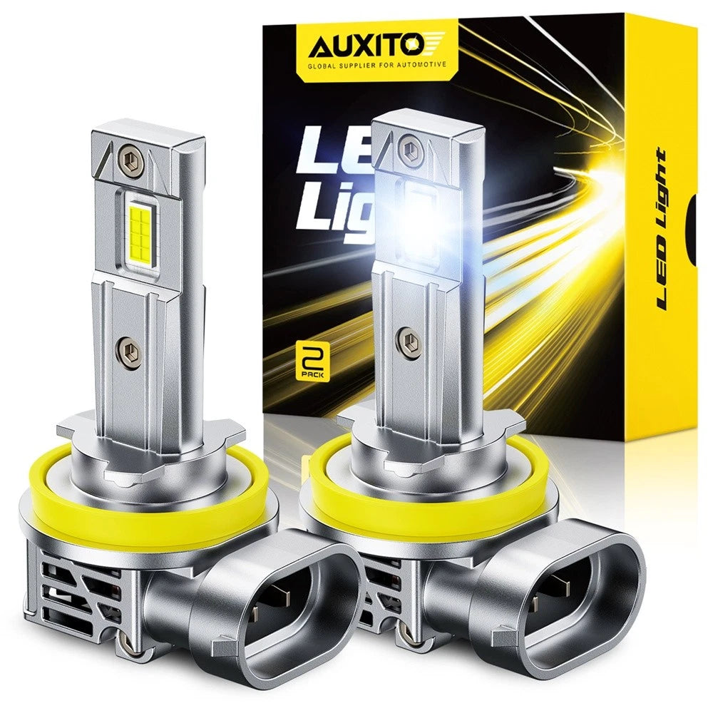 4X Auxito LED Headlight H11 Low Bulb Canbus Kit 60000LM 6500K Ultra Bright M6S A AUXITO