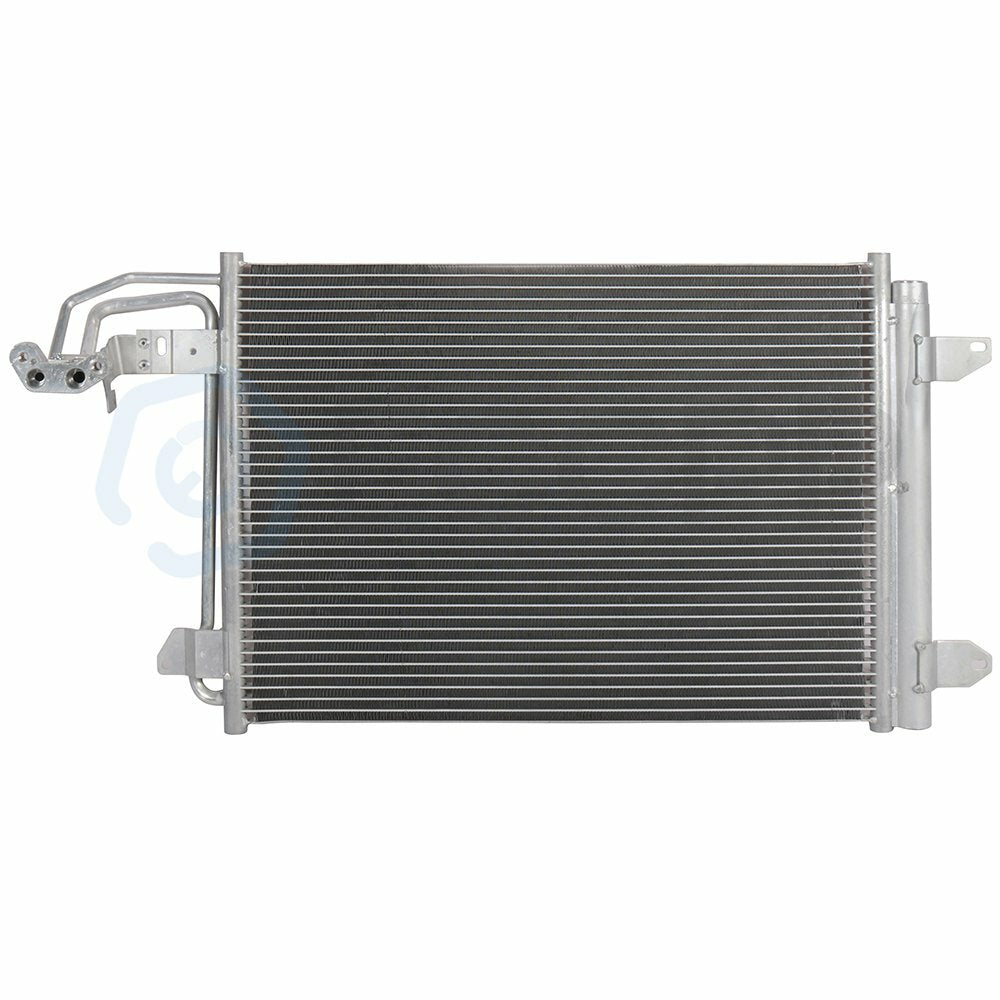 AC Condenser Cooling Fan Kit For 2005-2010 Volkswagen Jetta 2006-2013 Audi A3 6B93BC-57