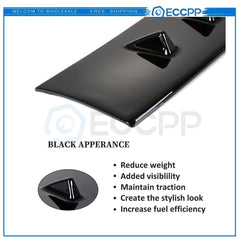 For 2002-2007 Subaru Impreza WRX STI High Speeds Glossy Black Roof Wing Spoiler